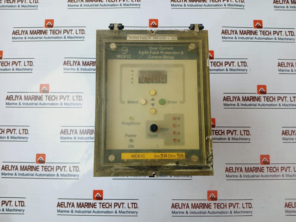 L&T Mc61C Over Current Earth Fault Protection & Control Relay 5A