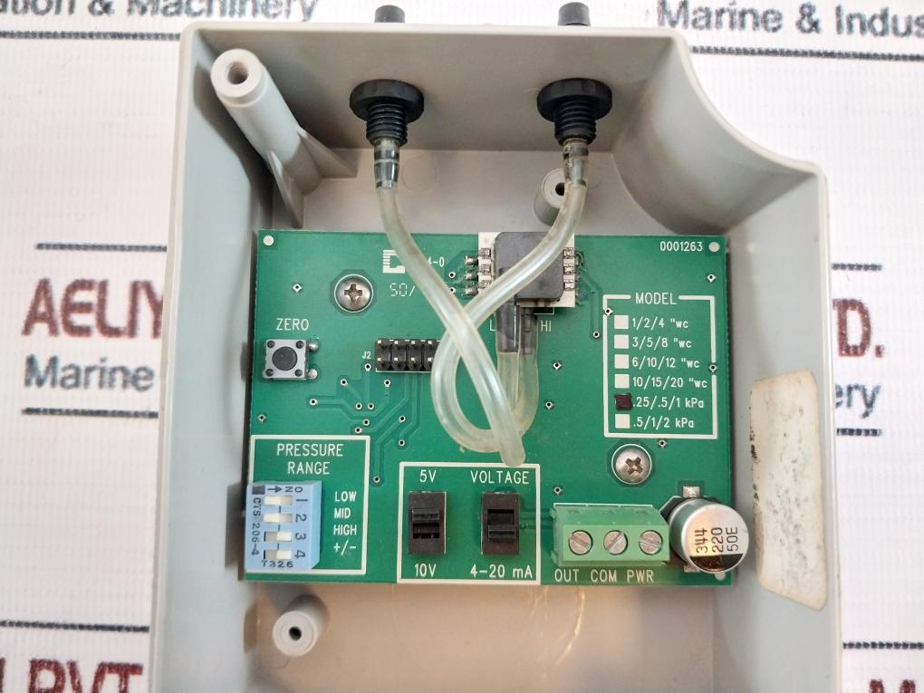 L&T Atmos 0001263 Adjustable Differential Pressure Transmitter 25/.5/1 KPA