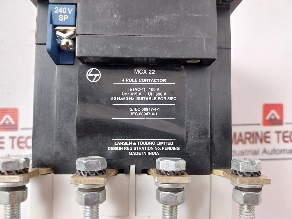 L&T Mcx 22 4 Pole Power Contactor 690 V