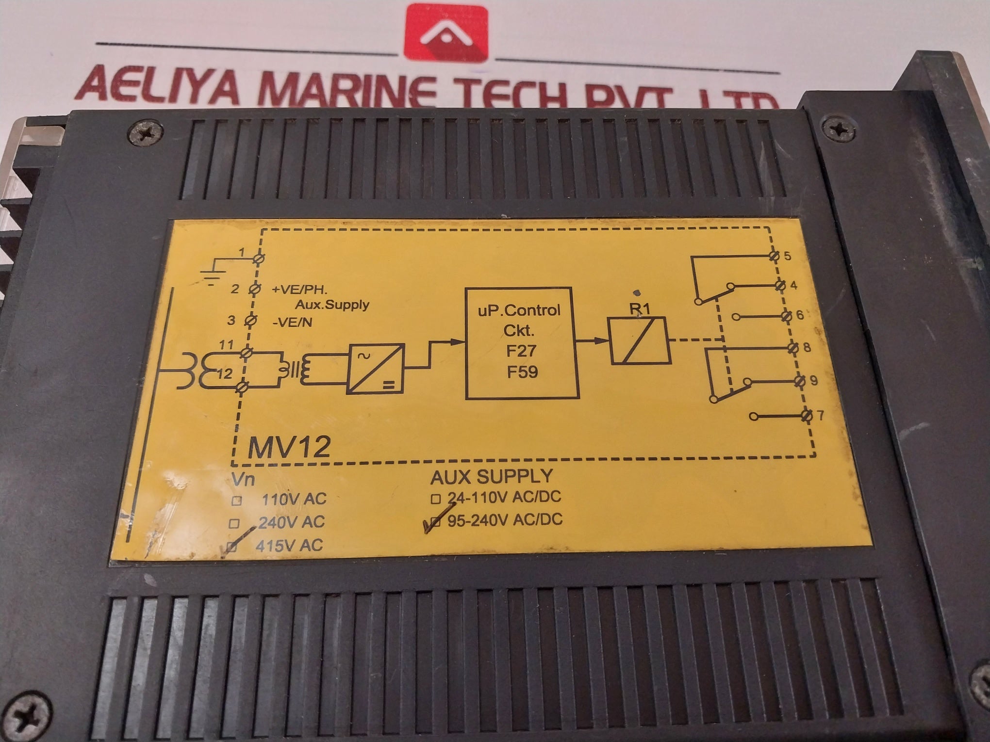 L&T Mv12 Over/Under Voltage Relay 95-240V Ac/Dc