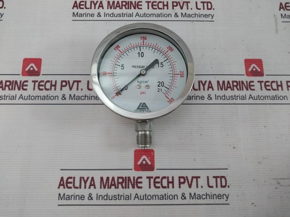 La 0-21 Kg/Cm2 Pressure Gauge 0-300 Psi M21008007