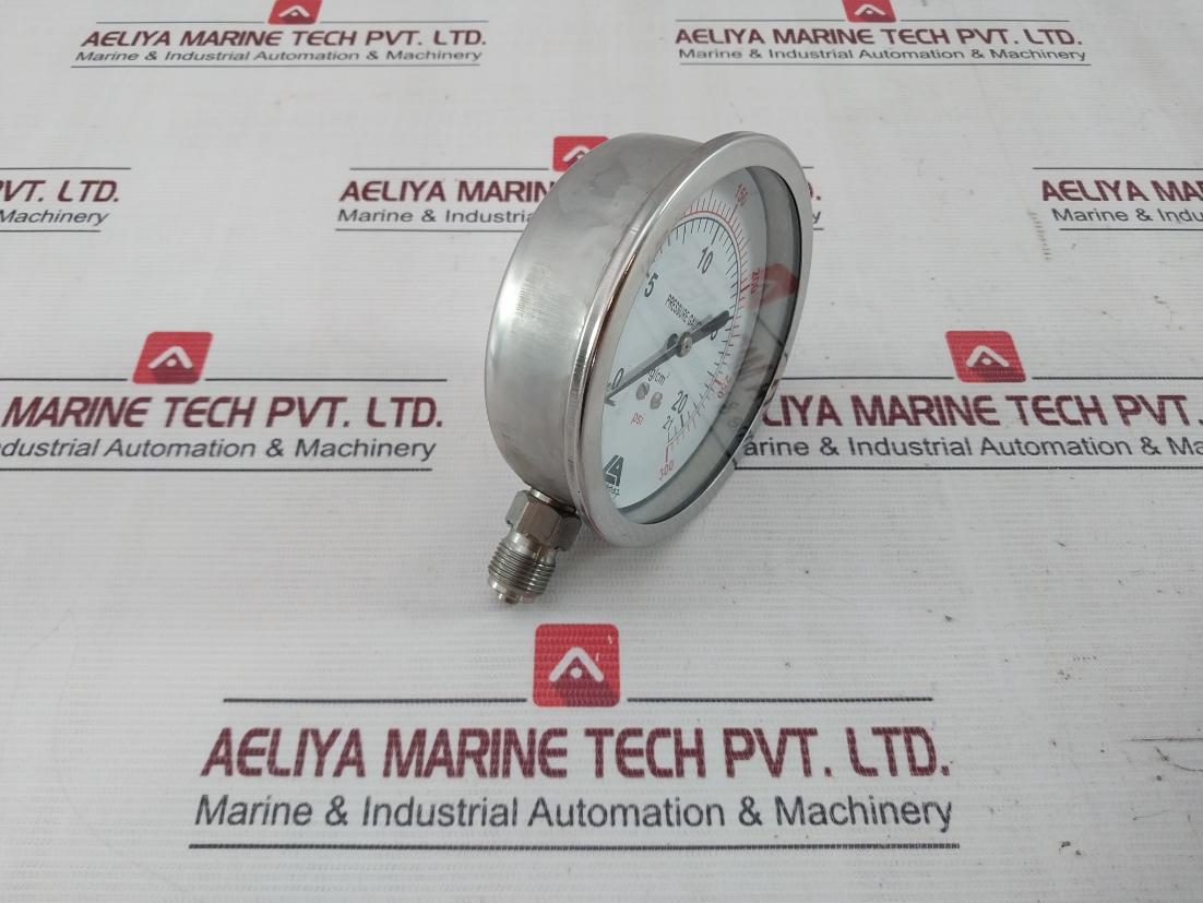 La 0-21 Kg/Cm2 Pressure Gauge 0-300 Psi M21008007