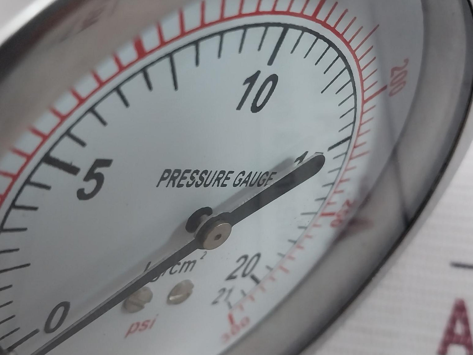 La 0-21 Kg/Cm2 Pressure Gauge 0-300 Psi M21008007