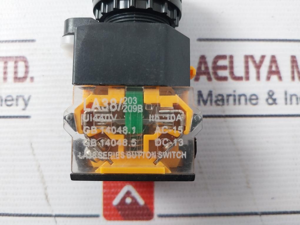 La38/203/209 B Button Switch La38 Series 440v