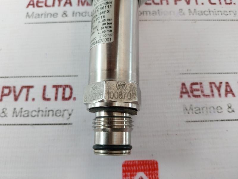 Labom Ce6111 Pressure Transmitter Compact Tuv 00 Atex 1557 X