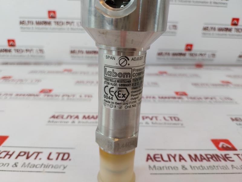 Labom Ce6111 Pressure Transmitter Compact Tuv 00 Atex 1557 X