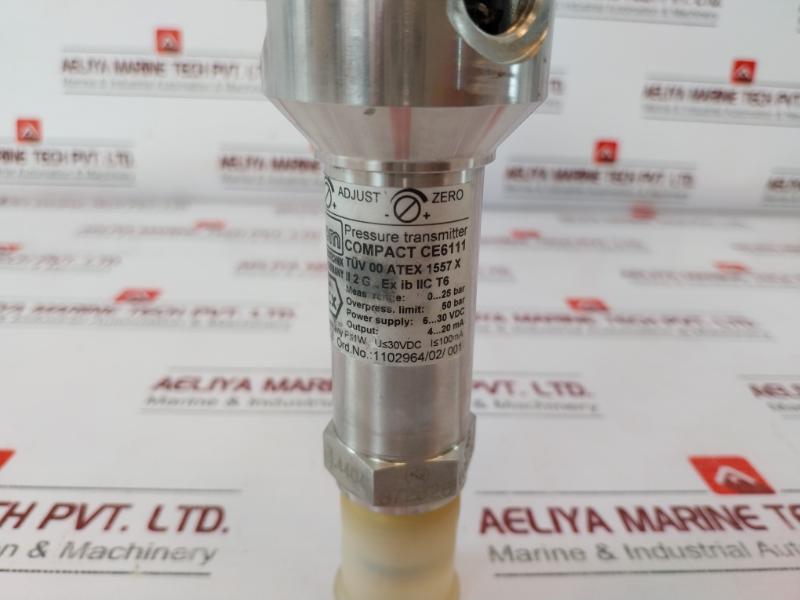 Labom Ce6111 Pressure Transmitter Compact Tuv 00 Atex 1557 X