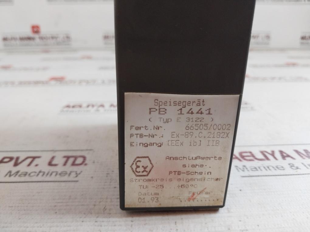 Labom Pb 1441 Power Supply 24V Dc 4–20 Ma 66505/0002 18V/30Ma