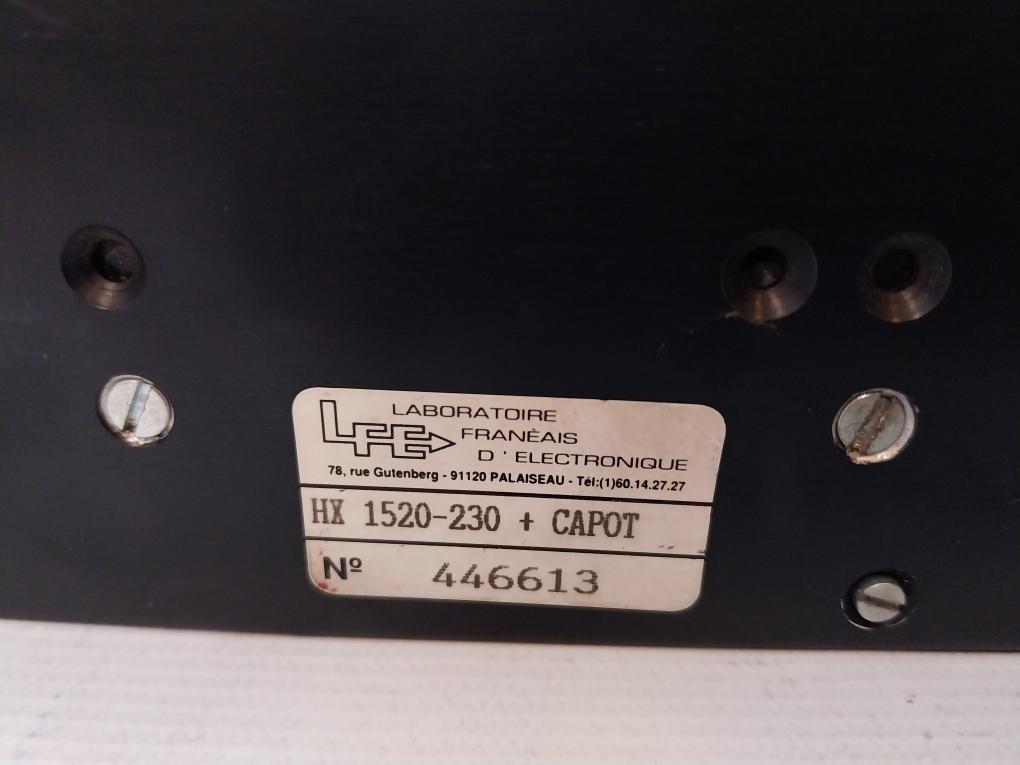 Laboratoire Franeais D’electronique Hx 1520-230 + Capot