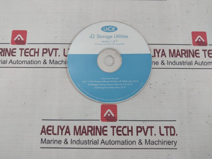 Lacie D2 Storage Utilities Use Manual Backup Software Compact Disc Cd