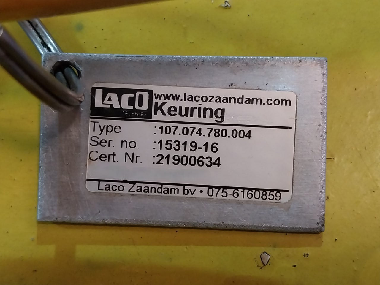 Laco 107.074.780.004 Hydraulic Pump 1000 Bar 14000 Psi