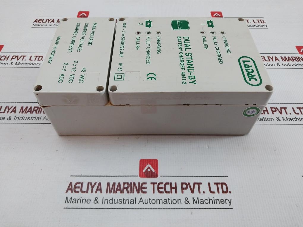 4041-2 Dual Stand-by Battery Charger Ip55 Ladac