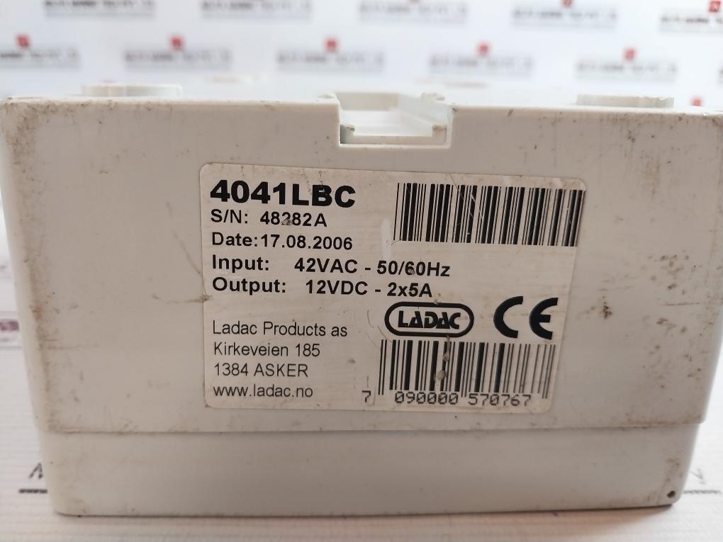 Ladac 4041-2 Battery Charger 42V Ac Ip66