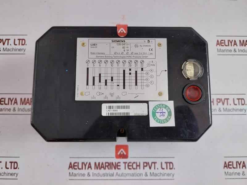 Lae1/8865 Oil Burner Control Module Siemens 220-240V 60Hz