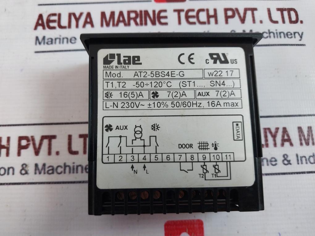 Lae Electronic At2-5bs4e-g Refrigeration Controller Sn4 B20p1