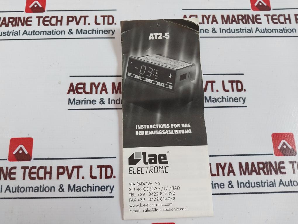 LAE Electronic AT2-5BS4E-G Refrigeration Controller SN4 B20P1