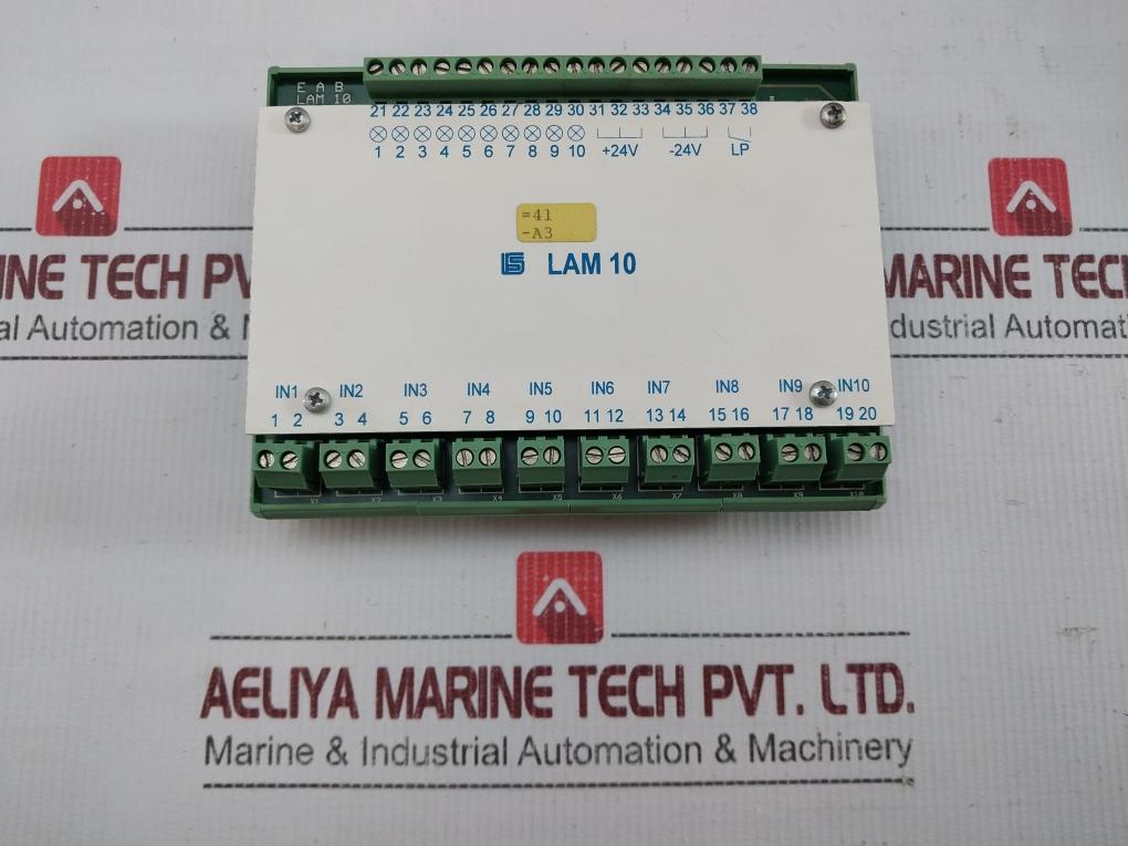 Lam 10 Logic Alarm Module Is Interschalt