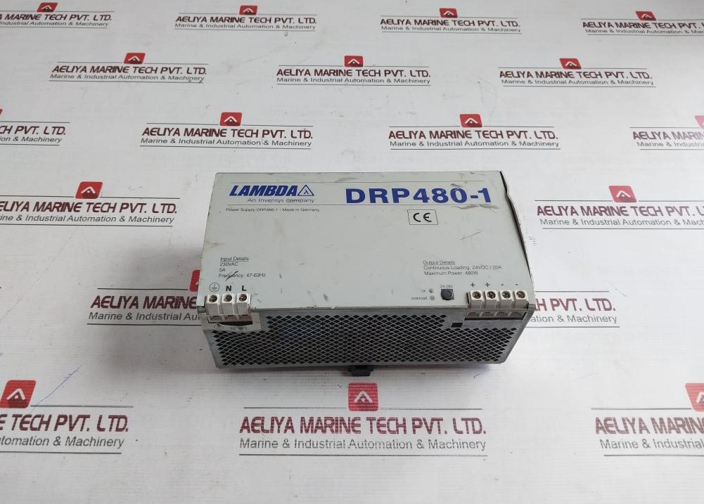 Lambda Drp480-1 Power Supply 230Vac 24-28V El-286.951.20-01 B 5A