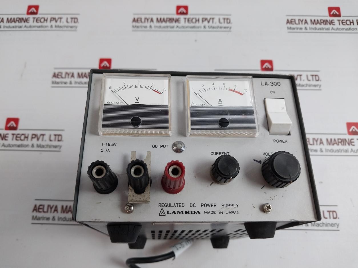 Lambda La-300 Dc Regulated Power Supply 85-132 Vac 47-440 Hz 110-165 Vdc