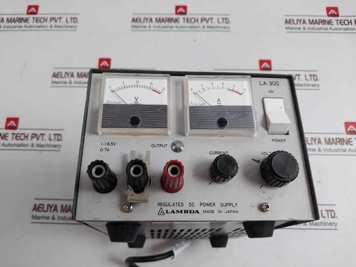 Lambda La-300 Dc Regulated Power Supply 85-132 Vac 47-440 Hz 110-165 Vdc