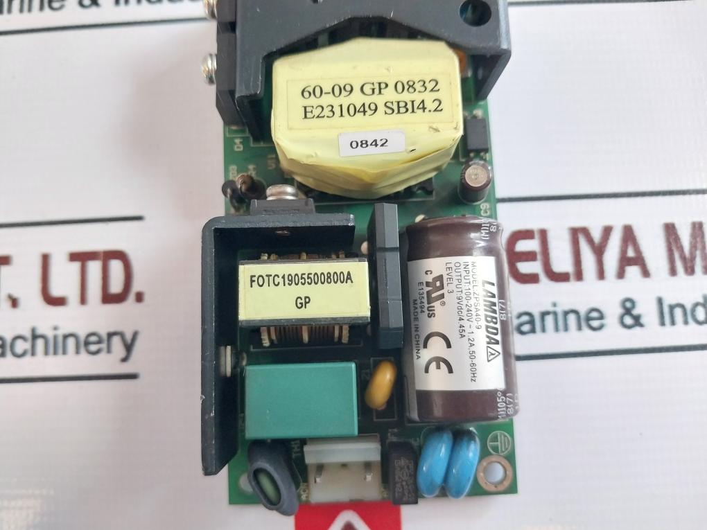 Lambda Zpsa40-9 Ac/Dc Power Supply Board 50/60Hz