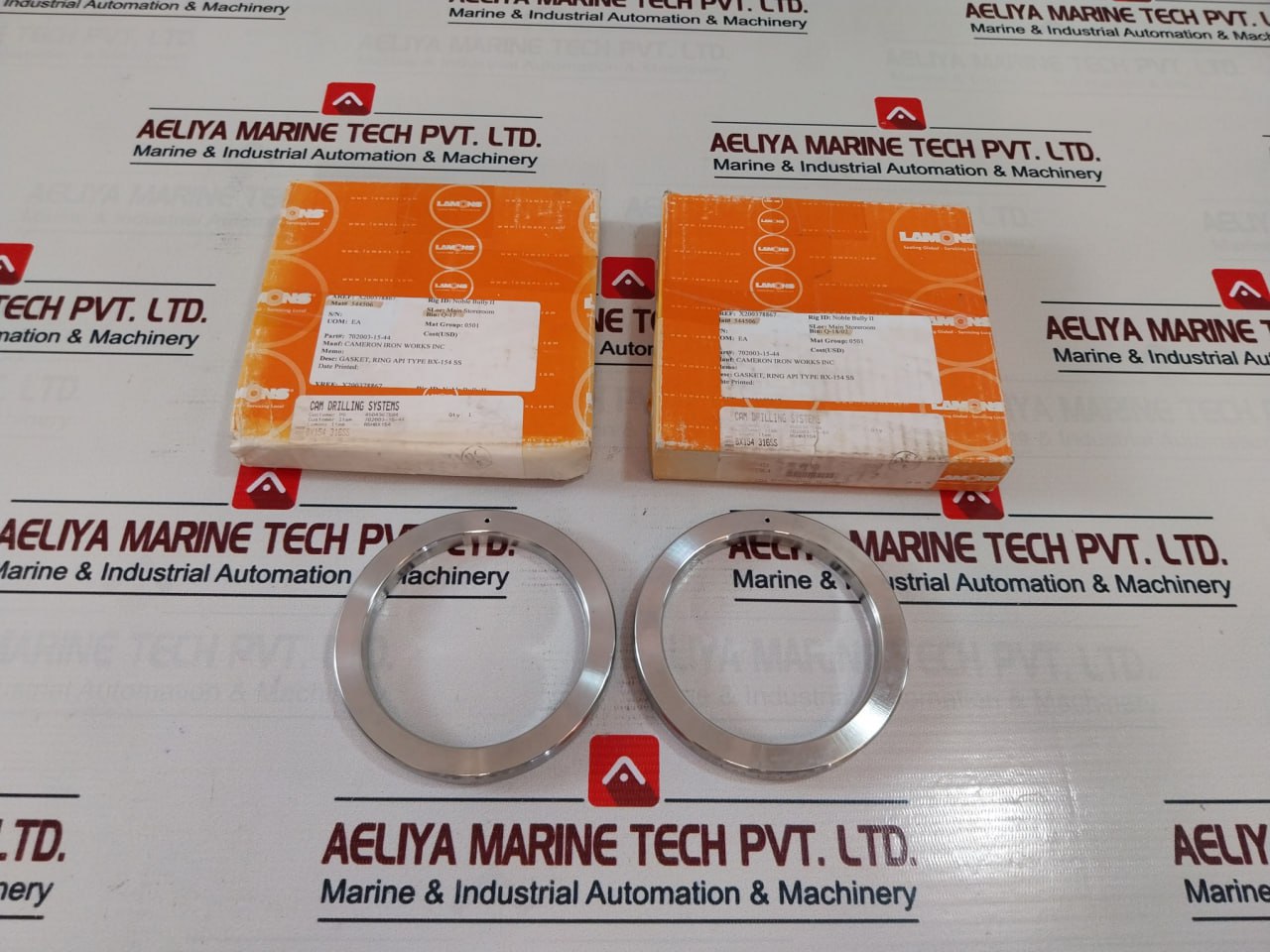 Lamons Api 6A 1321 Gasket Ring Api Type Bx-154 Ss Ashbx154