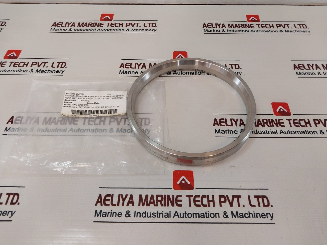 Lamons Asme B16.20 Gasket Ring Znipit0, 160Hb/83Rb Acab. Natural Polished