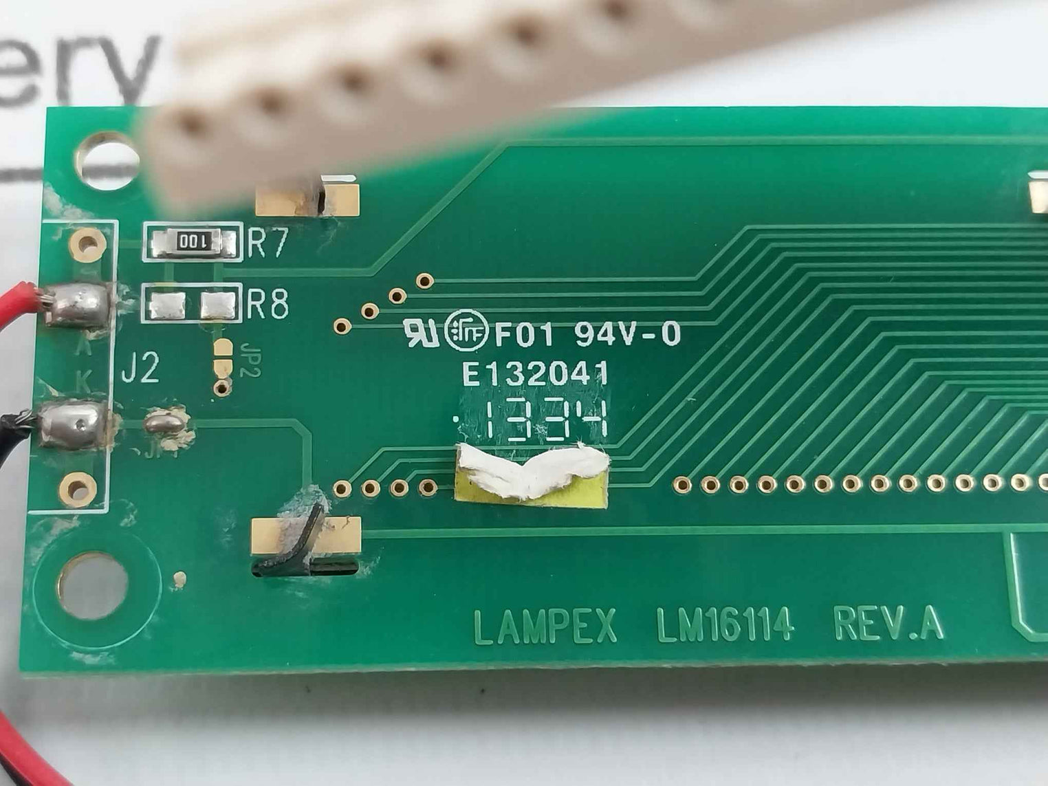 Lampex Lm16114 Alphanumeric Lcd Display Rev A 94V-0
