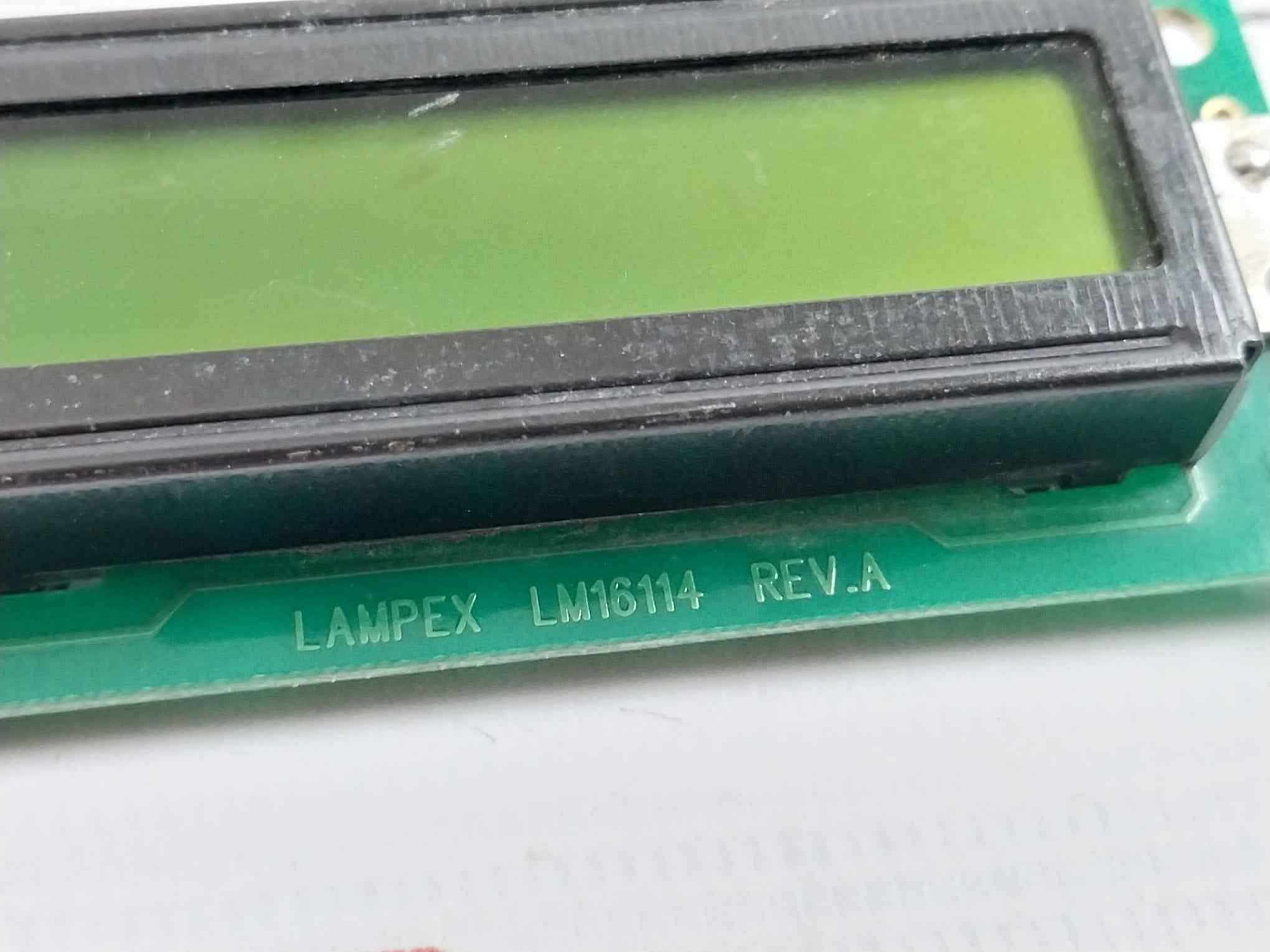 Lampex Lm16114 Alphanumeric Lcd Display Rev A 94V-0
