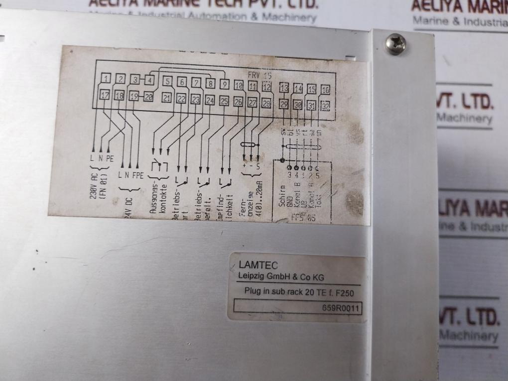 Lamtec Saacke FN01-F250 Control Module 659R0011