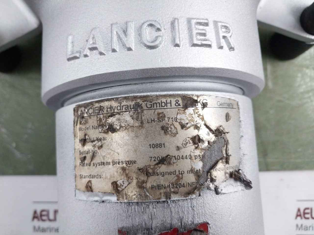 Lancier Lh-sp 715 Hydraulic Spreader Tool 720 Bar 10440 Psi 1602 0609