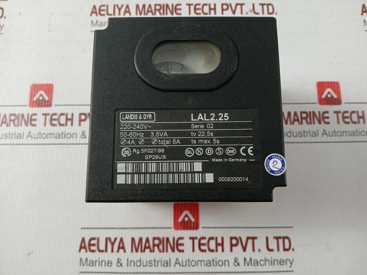 Landis & Gyr 50-60Hz 220-240V Burner Controller Lal2.25