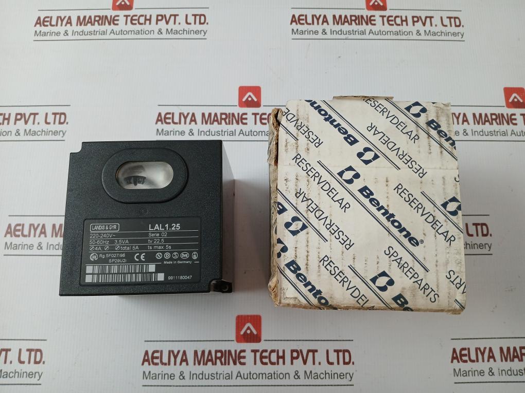 Landis & Gyr Burner Control Unit 220-240V 50-60Hz 3,5Va Part No. Lal1.25