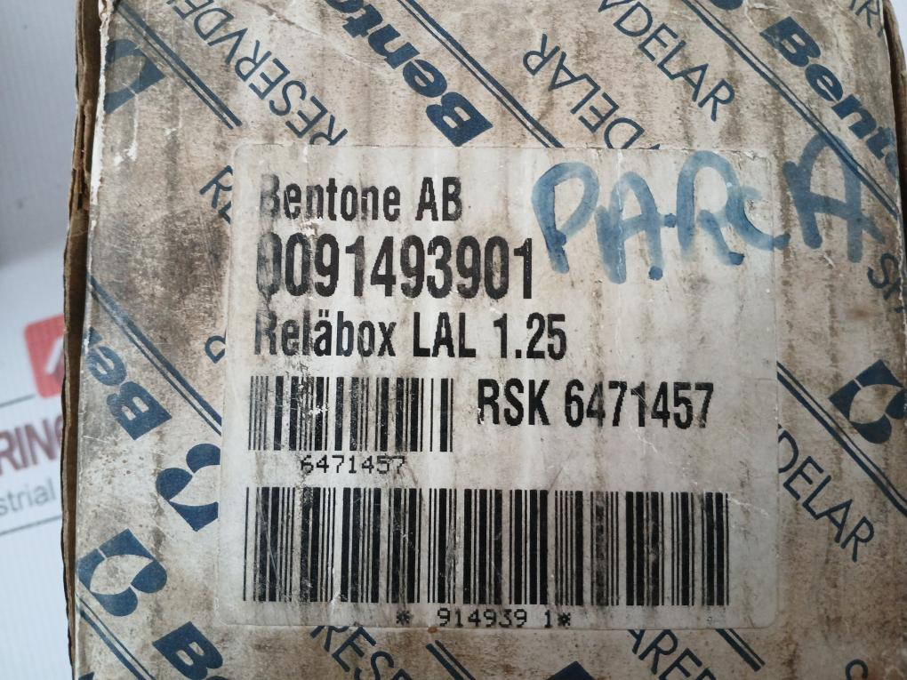 Landis & Gyr Burner Control Unit 220-240V 50-60Hz 3,5Va Part No. Lal1.25