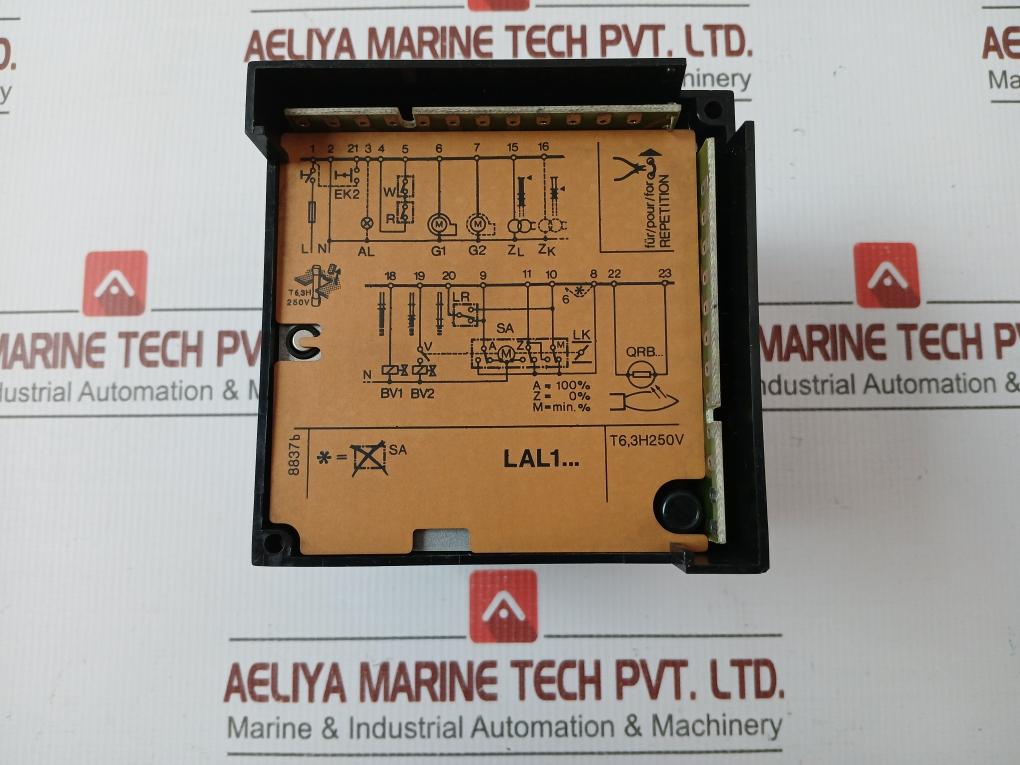 Landis & Gyr Burner Control Unit 220-240V 50-60Hz 3,5Va Part No. Lal1.25