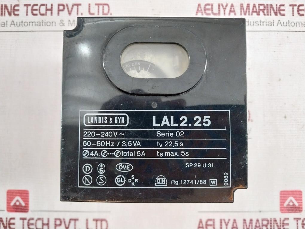 Landis & Gyr Lal2.25 Serie 02 Burner Sequence Controller 220–240V 50–60Hz