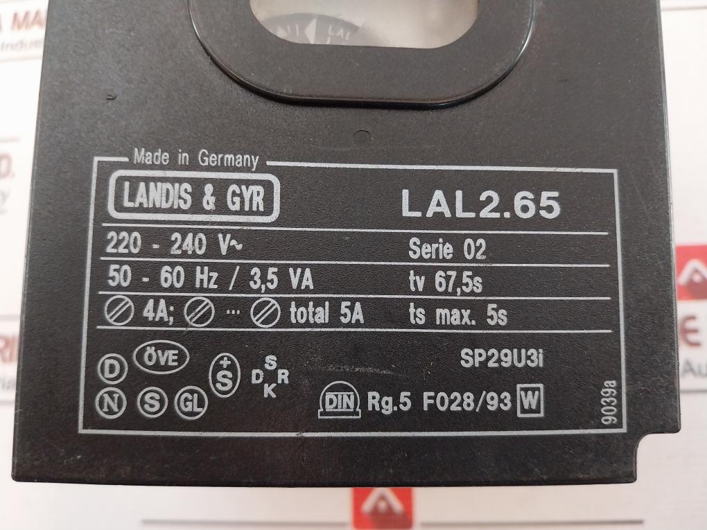 Landis & Gyr Lal2.65 Oil Burner Controller