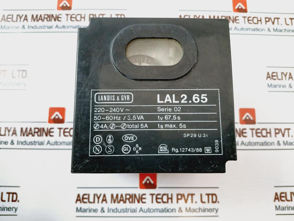 Landis & Gyr Lal2.65 Serie 02 Oil Burner Control 220-240V~ 50/60Hz 3,5Va