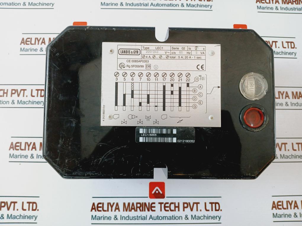 Landis & Gyr Lec1 Burner Control Module Serie 02 60Hz