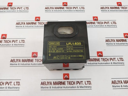 Landis & Gyr Lfl1.635 Gas Burner Controller 100-110V 50-60Hz/ 3,5Va