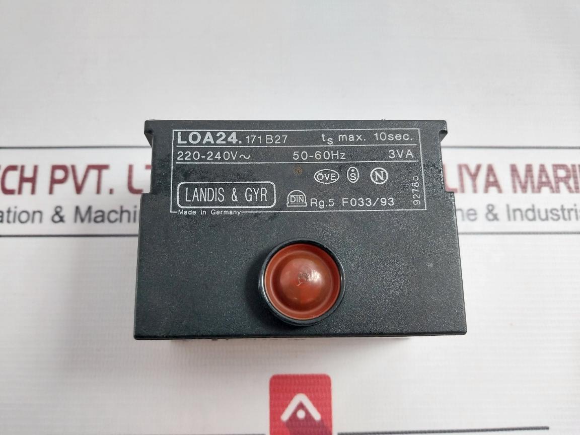 Landis & Gyr Loa24.171B27 Oil Burner Control 220-240V