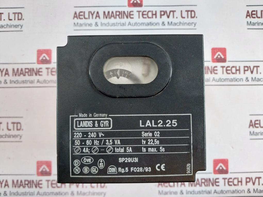 Landis & Gyr Lal2.25 Burner Controller 4A 220-240V~ 50/60Hz