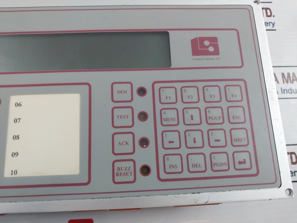 Lanng & Stelman 1284-002 Alarm Panel 950908