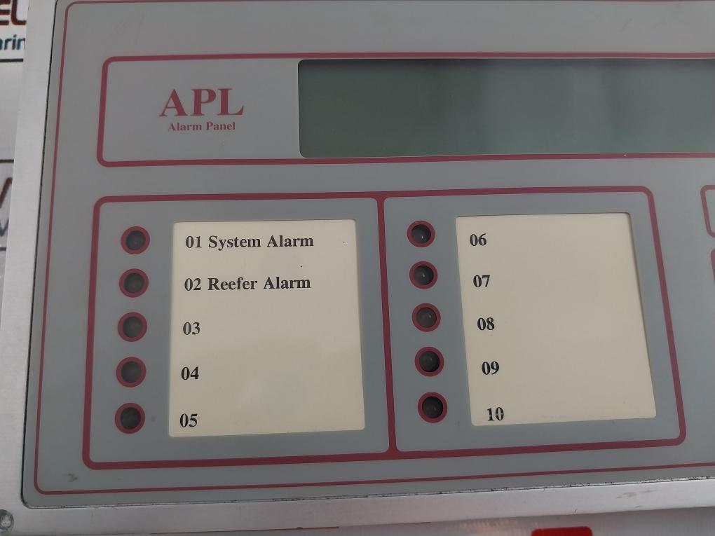 Lanng & Stelman 1284-002 Alarm Panel 950908