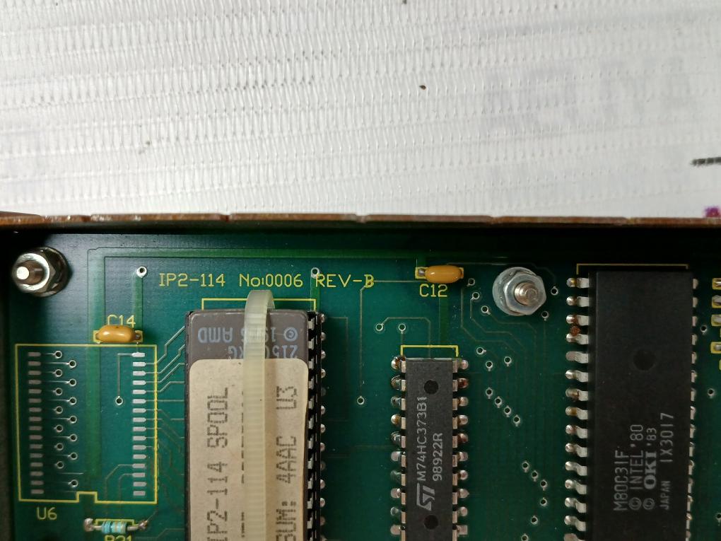 Lanng & Stelman Ip2-114 Spooler Pcb Module Ac 15-28V Rev.B 4Aac U3
