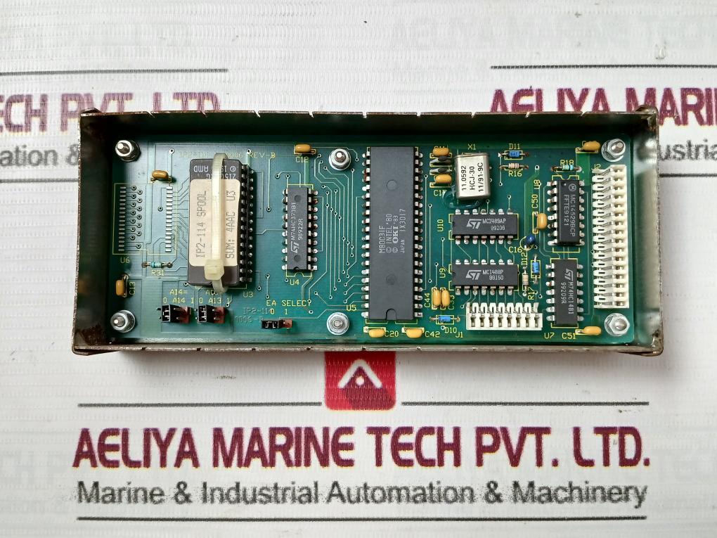 Lanng & Stelman Ip2-114 Spooler Pcb Module Ac 15-28V Rev.B 4Aac U3
