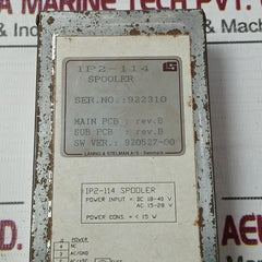 Lanng & Stelman Ip2-114 Spooler Pcb Module Ac 15-28V Rev.B 4Aac U3