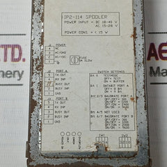 Lanng & Stelman Ip2-114 Spooler Pcb Module Ac 15-28V Rev.B 4Aac U3
