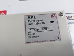 Lanng & Stelman 1284-002 Alarm Panel 9904-0005