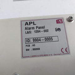 Lanng & Stelman 1284-002 Alarm Panel 9904-0005